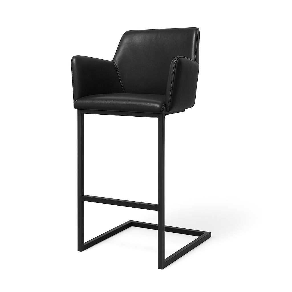 Barhocker aus Leder | Modell GIAN