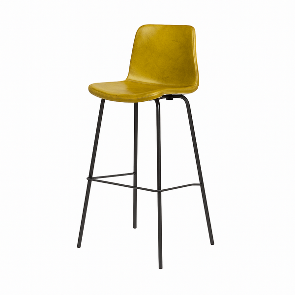 Barhocker aus Leder | Modell SIMONA