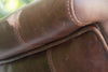 Cremefarbener Vintage Stuhl aus Büffelelder | Modell Jenny